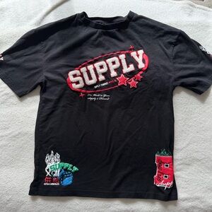 Supply & Demand NYC "The World Is Yours" Graphic Streetwear T-Shirt | BOYS XL